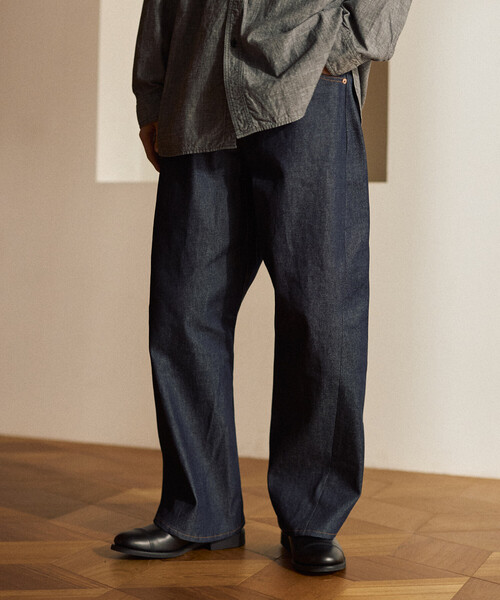 日本製】JAPAN DENIM 3D 5PKT PANTS/ジャパン 3Dデニムパンツ/立体裁断