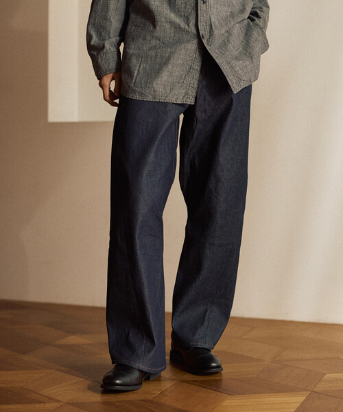 日本製】JAPAN DENIM 3D 5PKT PANTS/ジャパン 3Dデニムパンツ/立体裁断 