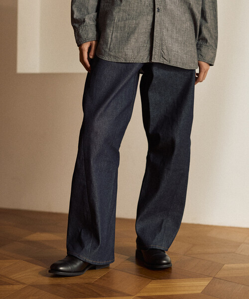 日本製】JAPAN DENIM 3D 5PKT PANTS/ジャパン 3Dデニムパンツ/立体裁断 