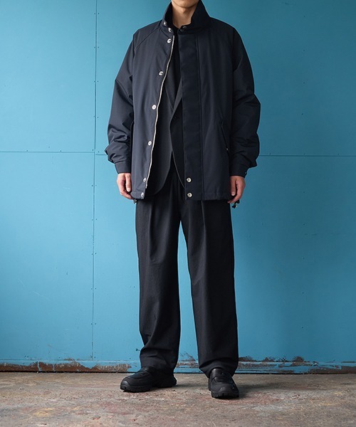 Mackintosh（マッキントッシュ）の「MACKINTOSH / マッキントッシュ：別注 RAINTEC SKYE STAND CO THINDOWN G EX：ONLYARK-1-2516[MUS]（その他アウター・メンズ・ブラック・40/38）」の4枚目の写真