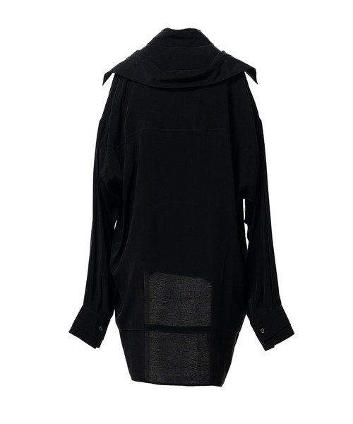 Maison MIHARA YASUHIRO(メゾンミハラヤスヒロ)の「Double Layered Shirt(シャツ/ブラウス・レディース・ホワイト/ブラック・36)」の14枚目の写真