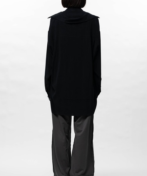 Maison MIHARA YASUHIRO(メゾンミハラヤスヒロ)の「Double Layered Shirt(シャツ/ブラウス・レディース・ホワイト/ブラック・36)」の17枚目の写真