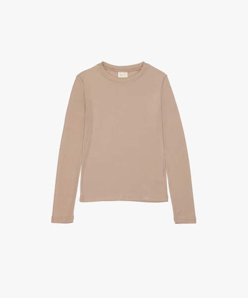 LOSSYROW(ロッシロー)の「Lossy Slim Long Sleeve Beige(Tシャツ/カットソー・レディース・その他・FREE)」の5枚目の写真