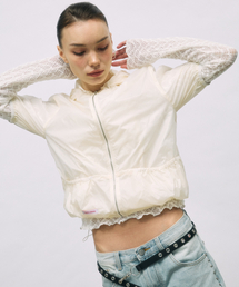 OOH-AHH（ウーアー）の「ソフトウィンドブレーカー (クリーム)（ナイロンジャケット）」