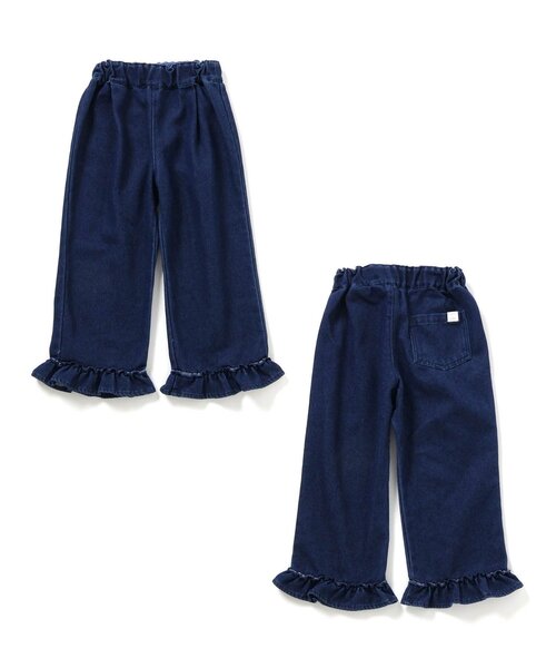 apres les cours（アプレレクール）の「【セットアップ】リボンフリルベスト&フリルパンツ2Pセット（セットアップ・キッズ・ドット/インディゴブルー・140/130/120/110/100/90/80）」の21枚目の写真