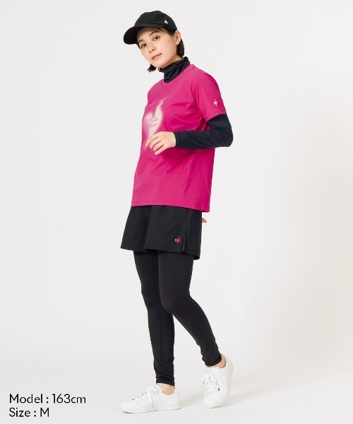 le coq sportif(ルコックスポルティフ)の「【ルコックスポルティフ】吸汗/ストレッチUVカットハイネック長袖インナーシャツ【返品不可商品】(Tシャツ/カットソー・レディース・ネイビー/ブラック/ホワイト・L/XL/S/M)」の17枚目の写真