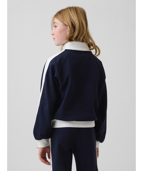 GAP（ギャップ）の「リラックスフィットGAPアスレチックロゴジップアップトラックジャケット（キッズ）（スウェット・キッズ・ネイビー/ベージュ・110cm/160cm/140cm/130cm/150cm/120cm）」の10枚目の写真