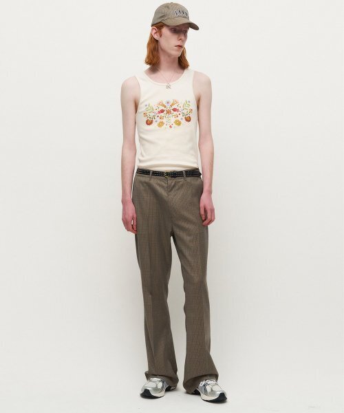 FROM ARLES(フロムアルル)の「80Sヴィンテージスリーブレス/フラワー(Tシャツ/カットソー・メンズ・アイボリー・M)」の1枚目の写真
