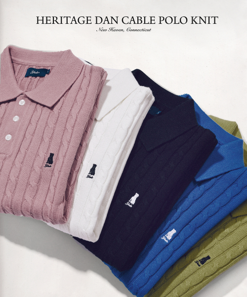 YALE(イェール)の「ヘリテージ ダン 半袖ポロニット ヴィンテージピンク(Tシャツ/カットソー・レディース・その他・S/M/L)」の10枚目の写真