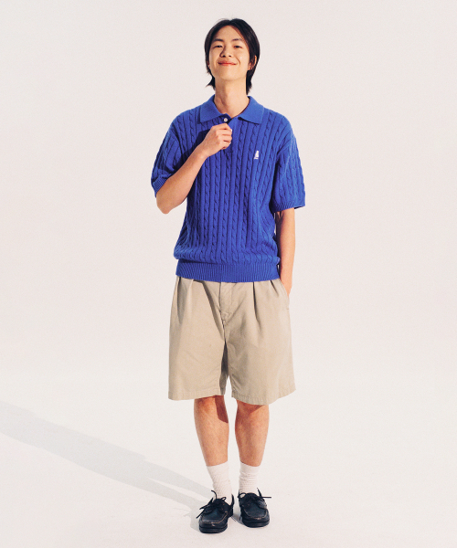 YALE(イェール)の「ヘリテージ ダン 半袖ポロニット ヴィンテージピンク(Tシャツ/カットソー・レディース・その他・S/M/L)」の12枚目の写真