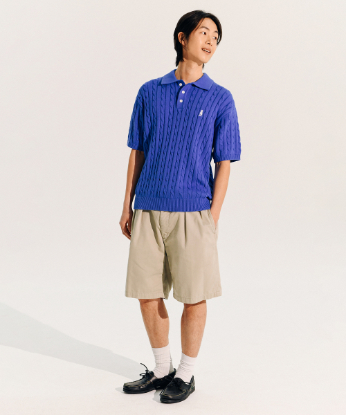 YALE(イェール)の「ヘリテージ ダン 半袖ポロニット ヴィンテージピンク(Tシャツ/カットソー・レディース・その他・S/M/L)」の13枚目の写真