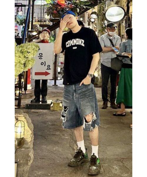 COMMONZ(コモンズ)の「エッセンシャルアーチロゴ半袖Tシャツ_ネイビー(Tシャツ/カットソー・レディース・その他・2)」の20枚目の写真