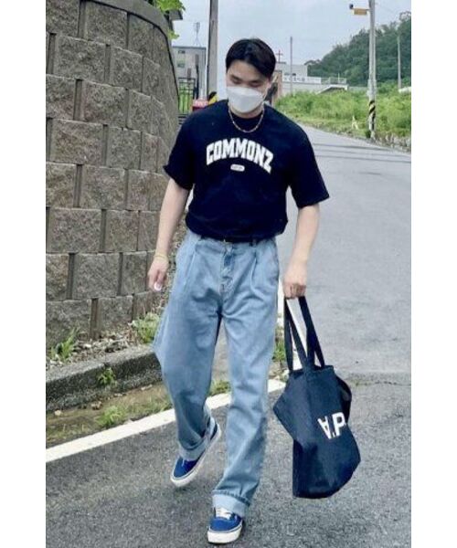COMMONZ(コモンズ)の「エッセンシャルアーチロゴ半袖Tシャツ_ネイビー(Tシャツ/カットソー・レディース・その他・2)」の17枚目の写真