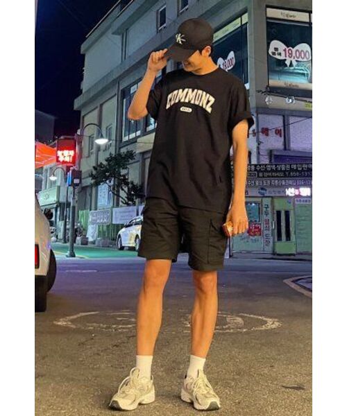 COMMONZ(コモンズ)の「エッセンシャルアーチロゴ半袖Tシャツ_ネイビー(Tシャツ/カットソー・レディース・その他・2)」の15枚目の写真