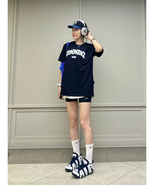 COMMONZ(コモンズ)の「エッセンシャルアーチロゴ半袖Tシャツ_ネイビー(Tシャツ/カットソー・レディース・その他・2)」の16枚目の写真