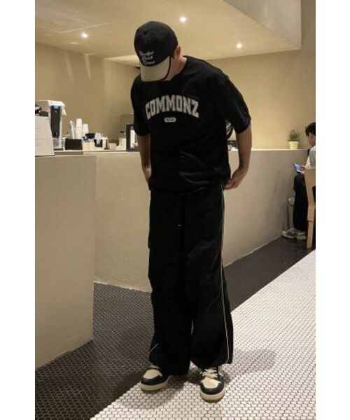 COMMONZ(コモンズ)の「エッセンシャルアーチロゴ半袖Tシャツ_ネイビー(Tシャツ/カットソー・レディース・その他・2)」の5枚目の写真
