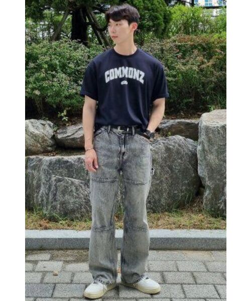 COMMONZ(コモンズ)の「エッセンシャルアーチロゴ半袖Tシャツ_ネイビー(Tシャツ/カットソー・レディース・その他・2)」の9枚目の写真