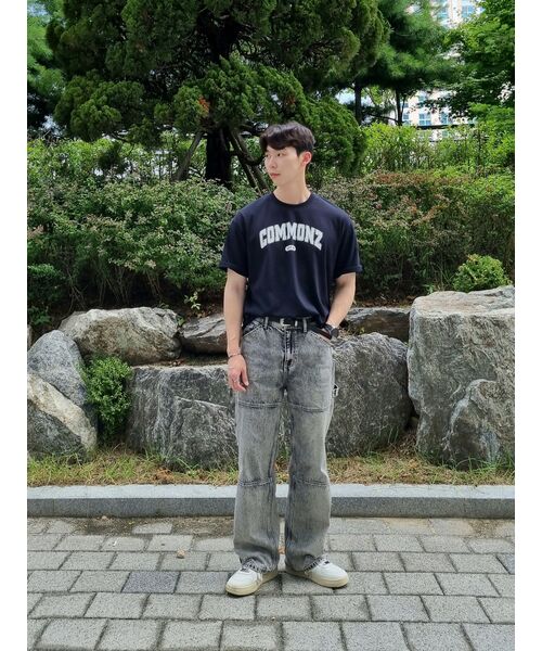 COMMONZ(コモンズ)の「エッセンシャルアーチロゴ半袖Tシャツ_ネイビー(Tシャツ/カットソー・レディース・その他・2)」の12枚目の写真