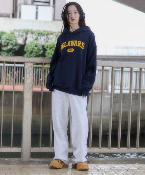 WEGO（ウィゴー）の「WEGO/【26年春夏新作】グラフィックロゴプルパーカー（パーカー・メンズ・アッシュグレー/ホワイト/ネイビー/ブラック・SMALL/LARGE/MEDIUM）」の8枚目の写真