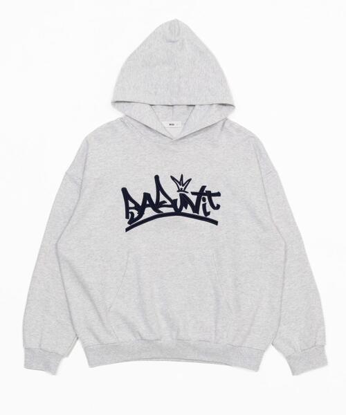 WEGO（ウィゴー）の「WEGO/【26年春夏新作】グラフィックロゴプルパーカー（パーカー・メンズ・アッシュグレー/ホワイト/ネイビー/ブラック・SMALL/LARGE/MEDIUM）」の12枚目の写真