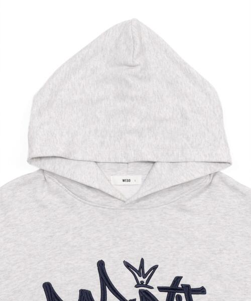 WEGO（ウィゴー）の「WEGO/【26年春夏新作】グラフィックロゴプルパーカー（パーカー・メンズ・アッシュグレー/ホワイト/ネイビー/ブラック・SMALL/LARGE/MEDIUM）」の15枚目の写真