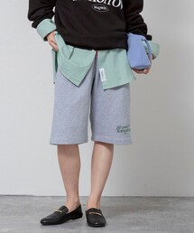 MAQWEL | 【MAQWEL/マクウェル】《セットアップ対応》ウォッシャブルAgfT HALF-PANTS(スウェットパンツ)