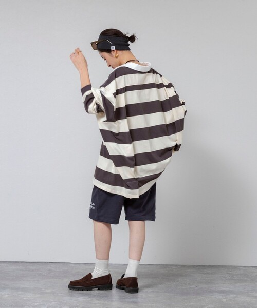 MAQWEL(マクウェル)の「【MAQWEL/マクウェル】《セットアップ対応》ウォッシャブルAgfT HALF-PANTS(スウェットパンツ・レディース・ネイビー/グレー・FREE)」の16枚目の写真