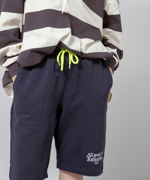MAQWEL(マクウェル)の「【MAQWEL/マクウェル】《セットアップ対応》ウォッシャブルAgfT HALF-PANTS(スウェットパンツ・レディース・ネイビー/グレー・FREE)」の18枚目の写真