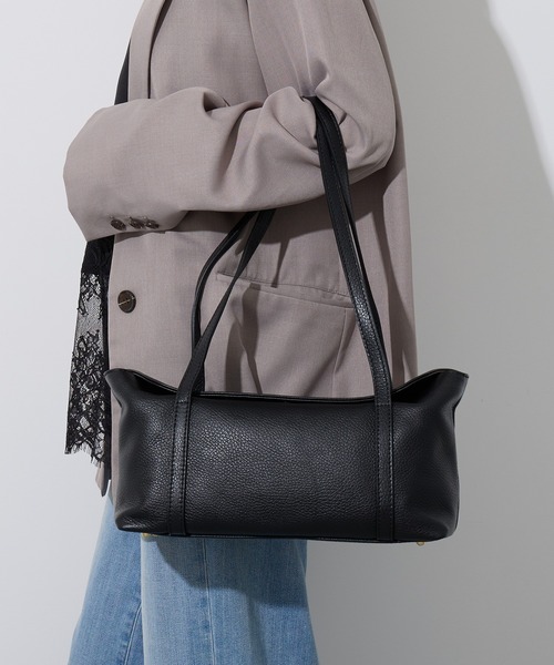 AULENTTI（オウレンティ）の「【AULENTTI】横長スクエアトートバッグ（トートバッグ・レディース・ダークブラウン/ブラック/オリーブ・FREE）」の6枚目の写真