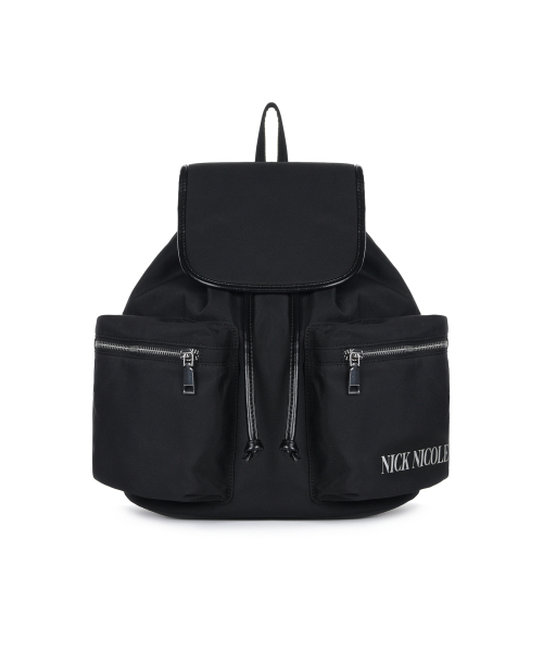 NICK&NICOLE(ニックアンドニコール)の「NICOLE TWO POCKET RUCKSACK_BLACK(バックパック/リュック・レディース・その他・FREE)」の1枚目の写真