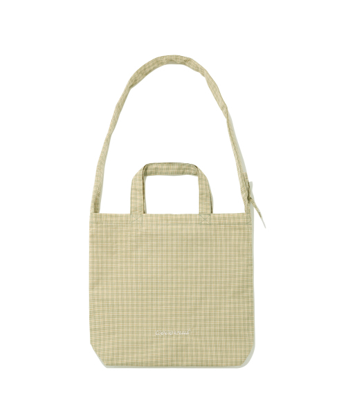 COVERNAT WOMAN(カバーナットウーマン)の「クローバーハートチェックシャーリングエコバッグ Olive(エコバッグ/サブバッグ・レディース・その他・FREE)」の8枚目の写真