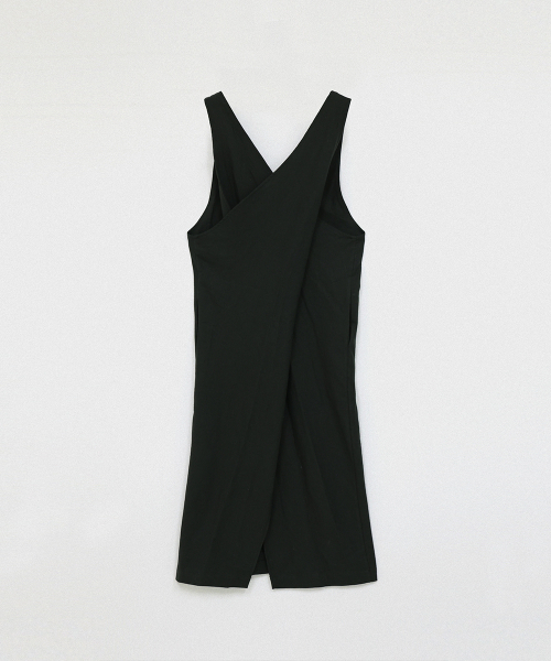 320SHOWROOM(320ショールーム)の「Two-Way Wrap Sleeveless Long Linen Dress Charcoal(ワンピース・レディース・その他・ONE SIZE)」の6枚目の写真