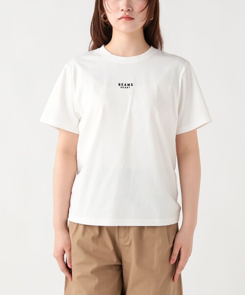 BEAMS HEART（ビームスハート）の「BEAMS HEART Tシャツ（Tシャツ/カットソー・レディース・チャコールグレー/オフホワイト/ネイビー・MEDIUM/LARGE）」の17枚目の写真