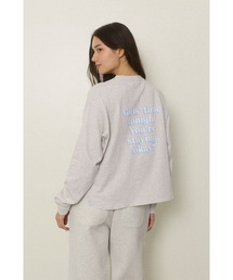ALEXIA STAM | Wellness Back Message Long Sleeve Tee /ウェルネス メッセージロンT(Tシャツ/カットソー)