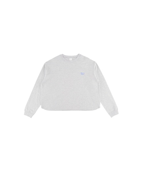 ALEXIA STAM（アリシアスタン）の「Wellness Back Message Long Sleeve Tee /ウェルネス メッセージロンT（Tシャツ/カットソー・レディース・ホワイト/グレー・FREE）」の6枚目の写真