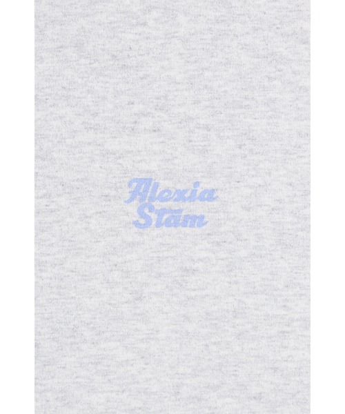 ALEXIA STAM（アリシアスタン）の「Wellness Back Message Long Sleeve Tee /ウェルネス メッセージロンT（Tシャツ/カットソー・レディース・ホワイト/グレー・FREE）」の8枚目の写真