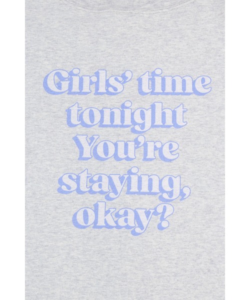 ALEXIA STAM（アリシアスタン）の「Wellness Back Message Long Sleeve Tee /ウェルネス メッセージロンT（Tシャツ/カットソー・レディース・ホワイト/グレー・FREE）」の9枚目の写真