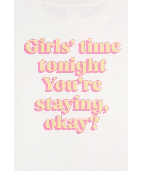 ALEXIA STAM（アリシアスタン）の「Wellness Back Message Long Sleeve Tee /ウェルネス メッセージロンT（Tシャツ/カットソー・レディース・ホワイト/グレー・FREE）」の4枚目の写真