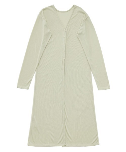 select MOCA Et（セレクトモカエト）の「【Et】2-Way Ribbed Long Cardigan（カーディガン/ボレロ・レディース・ベージュ/チャコール・FREE）」の10枚目の写真