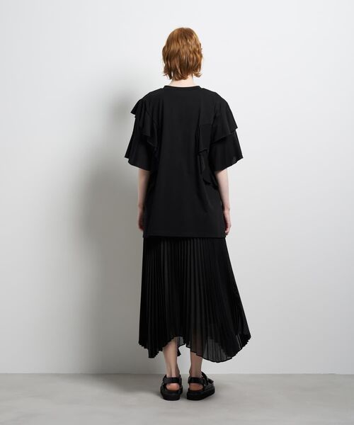 LANVIN en Bleu(ランバンオンブルー)の「アシンメフリルカットソー(Tシャツ/カットソー・レディース・ブラック/カーキ/オフホワイト・38)」の22枚目の写真