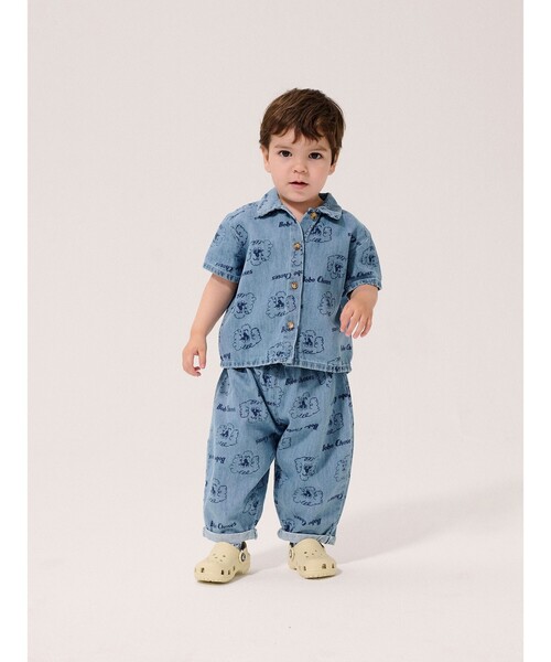 BOBO CHOSES / ベビー Pickles The Dog デニムシャツ 2026SS（6ヵ月～2