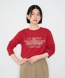 Idnes Le temps 箔プリントロンT