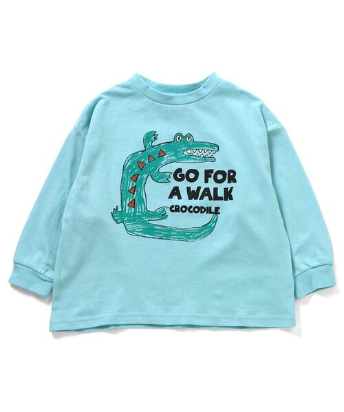 BREEZE（ブリーズ）の「お絵描きアートTシャツ_ジュニア対応（Tシャツ/カットソー・キッズ・ベージュ/アイボリー/サックスブルー・110/100/90/80/140/130/120）」の8枚目の写真