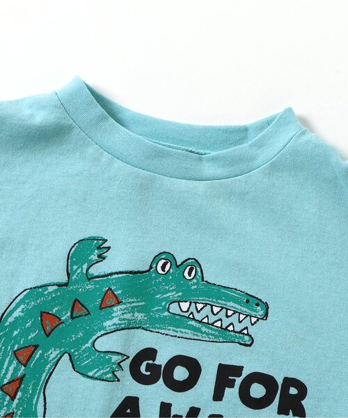 BREEZE（ブリーズ）の「お絵描きアートTシャツ_ジュニア対応（Tシャツ/カットソー・キッズ・ベージュ/アイボリー/サックスブルー・110/100/90/80/140/130/120）」の12枚目の写真