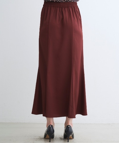 three dots(スリードッツ)の「シルキーツイル ナロウスカート(スカート・レディース・ブラック/ピンク/ボルドー・SMALL/MEDIUM)」の6枚目の写真