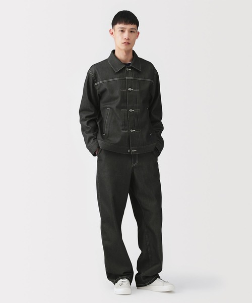 MUJI Labo(ムジラボ)の「〔MUJI Labo〕紳士 再生ポリエステルデニムジャケット(デニムジャケット・メンズ・ブラック/ダークネイビー・XL/L/M/S)」の7枚目の写真