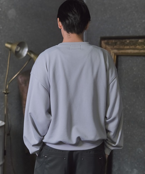 Confirm（コンファーム）の「『Confirm』 Logo Embroidery Crew Sweat / 『Confirm』ロゴ刺繍クルースウェット メンズ レディース ユニセックス（スウェット・メンズ・チャコールグレー/ブラック/スカイブルー・M/L）」の11枚目の写真