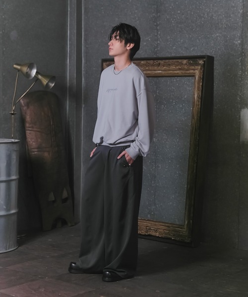 Confirm（コンファーム）の「『Confirm』 Logo Embroidery Crew Sweat / 『Confirm』ロゴ刺繍クルースウェット メンズ レディース ユニセックス（スウェット・メンズ・チャコールグレー/ブラック/スカイブルー・M/L）」の17枚目の写真