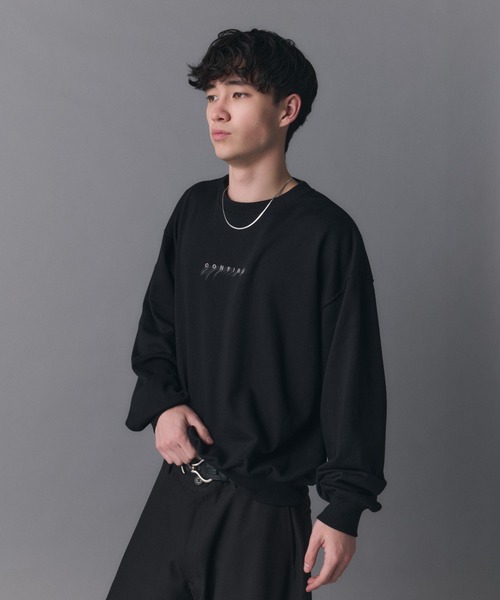 Confirm（コンファーム）の「『Confirm』 Logo Embroidery Crew Sweat / 『Confirm』ロゴ刺繍クルースウェット メンズ レディース ユニセックス（スウェット・メンズ・チャコールグレー/ブラック/スカイブルー・M/L）」の22枚目の写真
