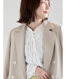 Te chichi | フロントフリルキーネックブラウス(シャツ/ブラウス)